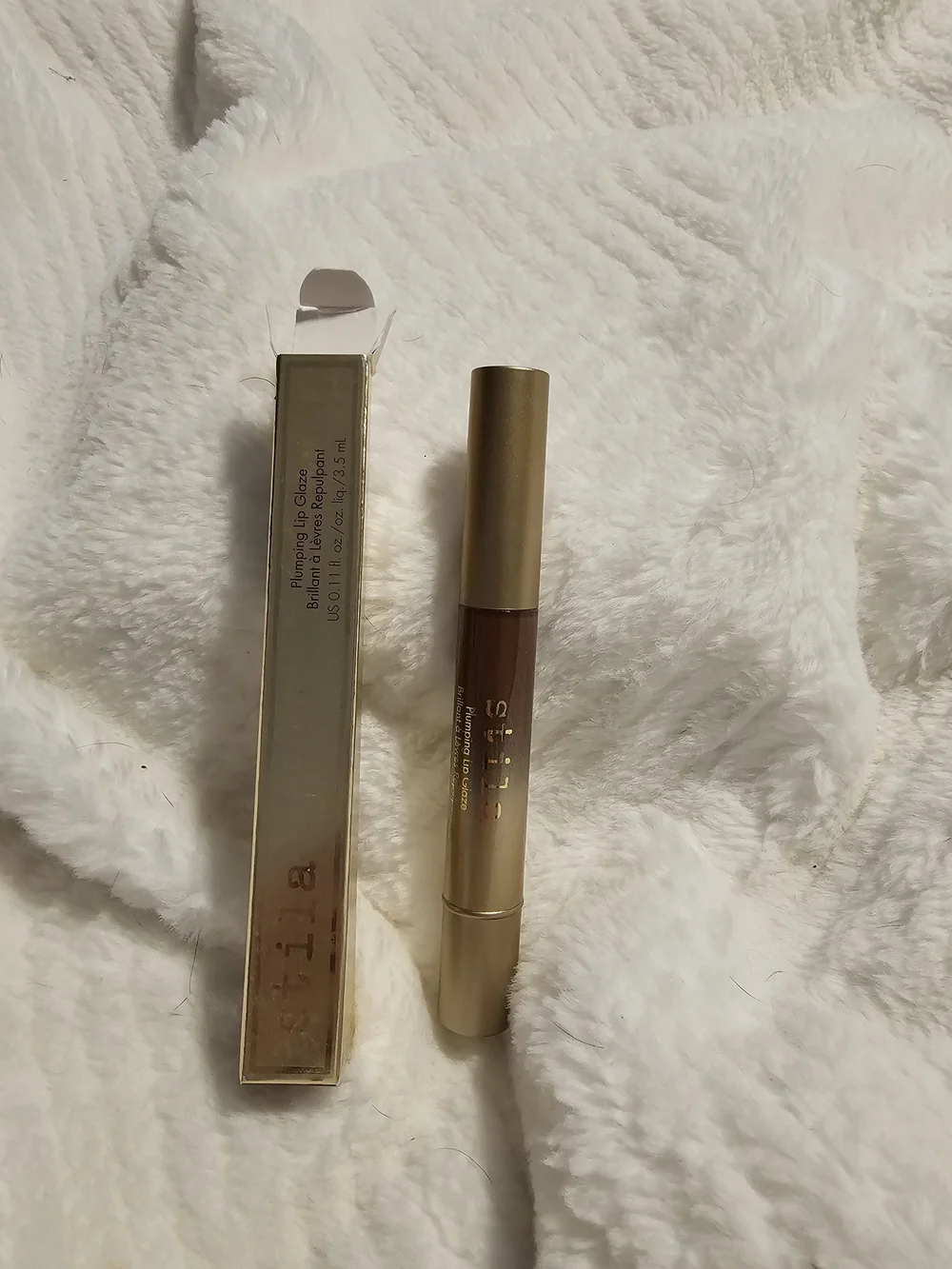 NIB Stila Plumping Lip Glaze – Maple